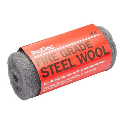 Prodec 400G Fine Grade Steel WoolWire Wool For CleaningPolishing & Surface Preparation from B&Q