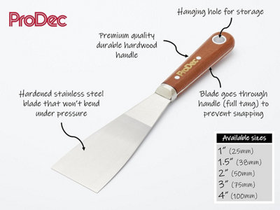 Prodec 1" Scale Tang Paint Scraper/stripping Tool For Removing PaintAdhesiveWallpaper And More from B&Q