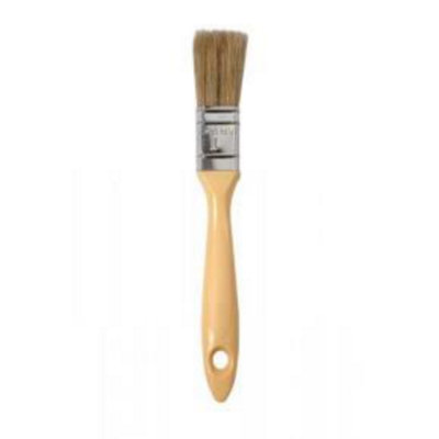 Prodec Plastic Handle White Bristle Laminating Brush 1"