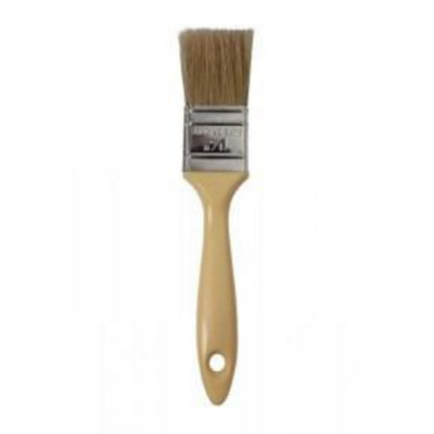 Prodec Plastic Handle White Bristle Laminating Brush 1.5"