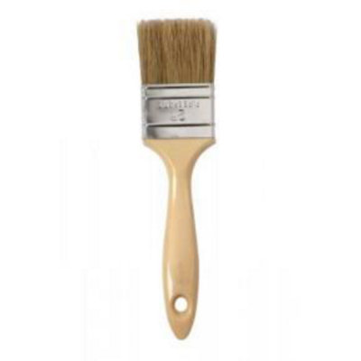 Prodec Plastic Handle White Bristle Laminating Brush 2"