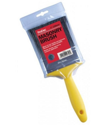 Prodec Masonry Flat Paint Brush4 Inch from B&Q