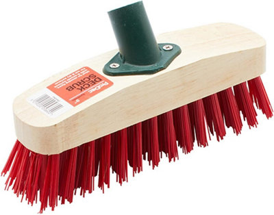 Prodec 9" Synthetic Fibre Deck Scrub Brush Head from B&Q