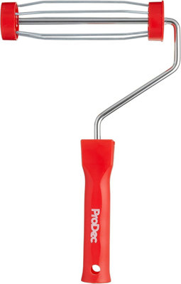 Prodec 7 Inch X 1.75" Plastic Handle Trade Professional Paint Roller Frame With Anti-Slip 5 Wire Cage And Push Fit from B&Q