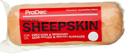 Prodec 9 Inch X 1.75" Long Pile Sheepskin Paint RollerPremium Quality Merino Wool For Painting With Emulsion And Masonry from B&Q