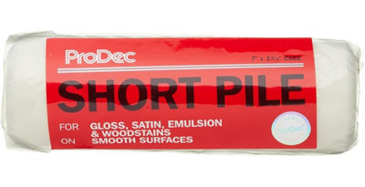 Prodec 7 Inch X 1.75" Gloss Pile Mohair Paint Roller For An Ultra-Smooth Finish Painting With Gloss from B&Q