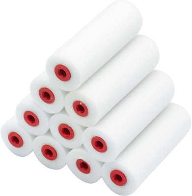 ProDec 10 Pack 4" High Density Foam Mini Paint Rollers For Gloss And Satin Paints