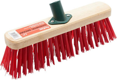 Prodec 12" Synthetic Fibre Sweeping Broom Head For Heavy Duty Outdoor Sweeping from B&Q