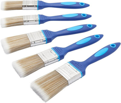 Fit For The Job No Bristle Loss 5 Piece Diy Paint Brush Set For A Smooth Finish With EmulsionGloss And Satin from B&Q