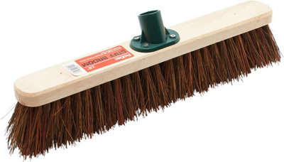 Prodec 18" Natural Palmyra Fibre Stiff Sweeping Broom Head For Outdoor Sweeping from B&Q