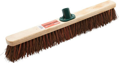 Prodec 24" Natural Palmyra Fibre Stiff Sweeping Broom Head For Outdoor Sweeping from B&Q