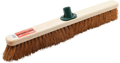 Prodec 24" Natural Coco Fibre Soft Sweeping Broom Head For Indoor And Outdoor Sweeping from B&Q