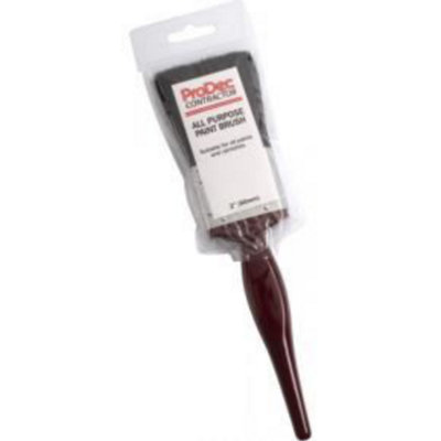 Prodec Contractor All Purpose Paint Brush Suitable For All Paints And Varnishes Wooden Handle 2"