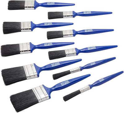 Fit For The Job No Bristle Loss 10 Piece Diy Paint Brush Set For A Smooth Finish from B&Q