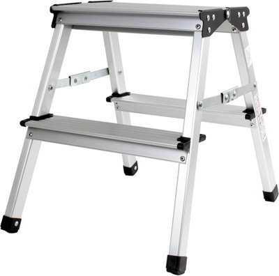 B&Q -  Compact Aluminium Folding Step Up Platform For Trade And Diy Use