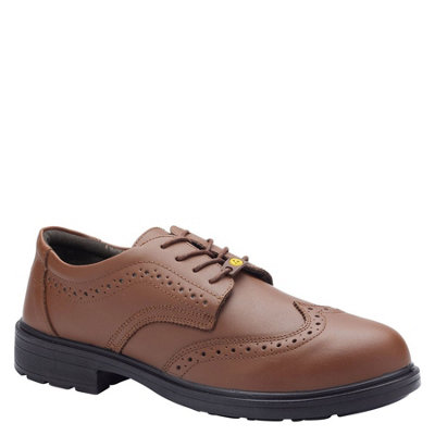 Blackrock S3L Leather Composite Esd Safety Brogue Shoes from B&Q