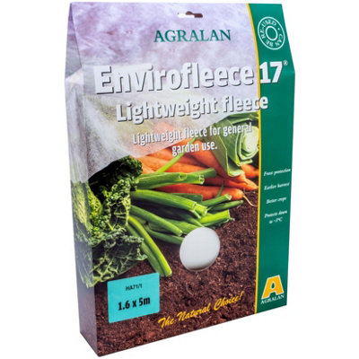 Agralan Envirofleece Frost Protection Fleece 17G 1.6 X 5M from B&Q
