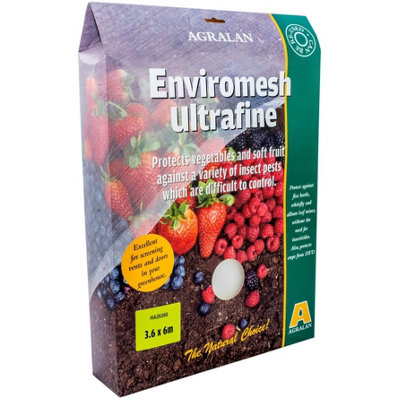 Agralan Enviromesh Ultrafine Insect Netting  3.6 X 6M from B&Q