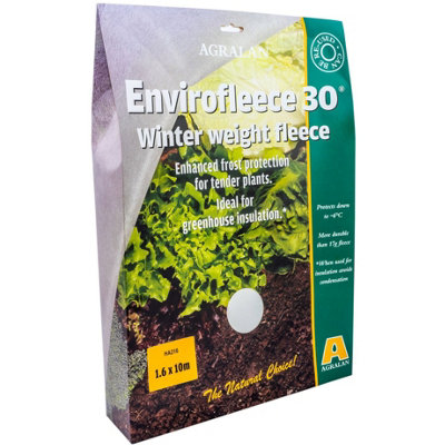Agralan Envirofleece Heavy Duty 30G Frost Protection Garden Fleece 1.6 X 10M from B&Q