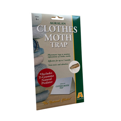 Agralan Clothes Moth Trap With T-Gramma Natural Predator from B&Q