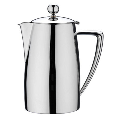 Café Stål Café Stal Art Deco Coffee Pot17Oz / 500Ml / Serves 1-2 Mugs 18/10 Stainless SteelMirror Polished FinishHinged Lid from B&Q