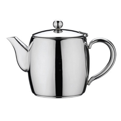 Café Stål Café Stal Bellux Deluxe Teapot60Oz / 1800Ml / Serves 5-6 MugsMirror Polished Stainless SteelHinged Lid from B&Q