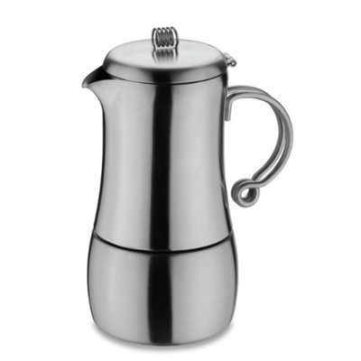 Café Stål Café Stal Elements Stovetop Coffee Maker400Ml / 4 Espresso CupsStainless Steel from B&Q