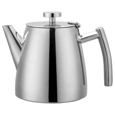 Café Stål Café Stal Belmont Thermal Wall Teapot42Oz / 1200Ml / Serves 4-5 MugsInsulated 18/10 Stainless SteelMirror Polished Finish from B&Q