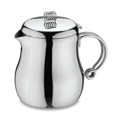 Café Stål Café Stal Elements Teapot42Oz / 1200Ml / Serves 5-6 MugsStylishMirror Polished Stainless SteelHinged Lid from B&Q