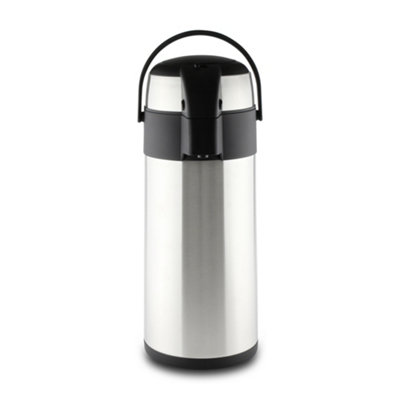 Pioneer 4.0L Push-Pump AirpotInsulated Thermal Flask Drinks Dispenser from B&Q
