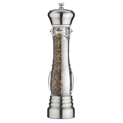 Grunwerg Gmill Salt And Pepper Double Mill, Stainless Steel, 30Cm