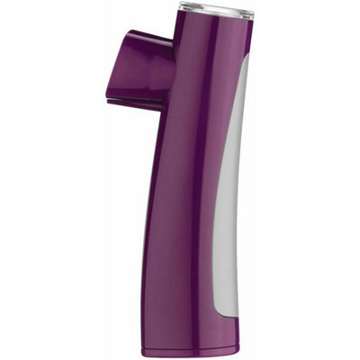 Accessotech Purple Gmill Electric Salt And Pepper Grinder Stainless Steel Gravity Mill from B&Q