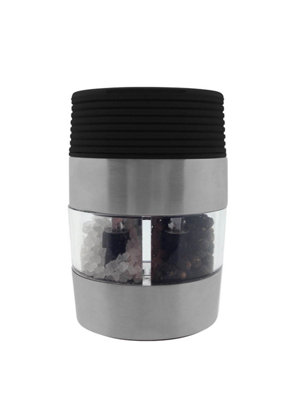 Grunwerg Gmill 2-In-1 Salt And Pepper MillStainless Steel & Acrylic from B&Q