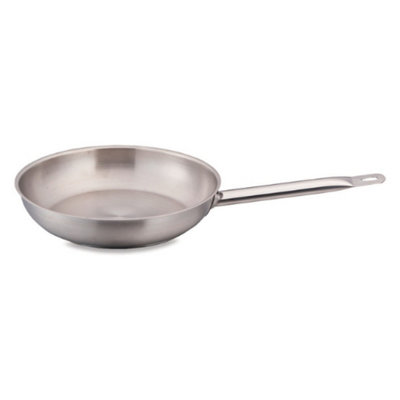 Commichef+ Frying PanRound Stainless Steel Pan24Cm from B&Q