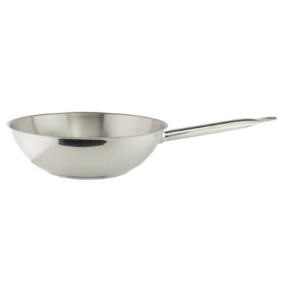 Commichef Plus WokLarge Stainless Steel Asian Frying Pan28Cm from B&Q