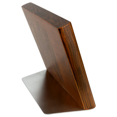 Rockingham Forge Magnetic BlockSolid Ash WoodBrown from B&Q