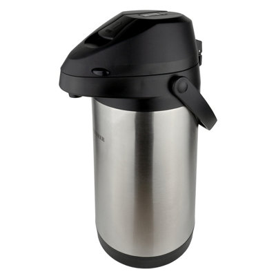 Pioneer 4.0L Stainless Steel Lever Thermal Flask Airpot from B&Q