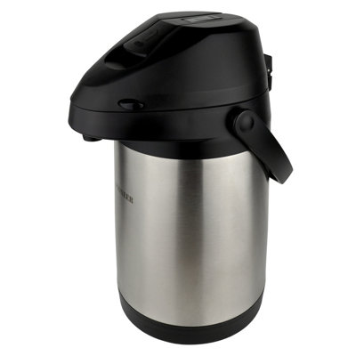 Pioneer 3.0L Stainless Steel Lever Thermal Flask AirpotTea Label from B&Q