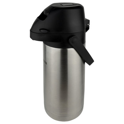 Pioneer 1.9L Stainless Steel Lever Thermal Flask AirpotTea Label from B&Q