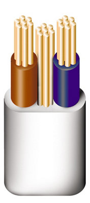 B&Q -  Grey Twin & Earth Cable 1.5mm² X 10M