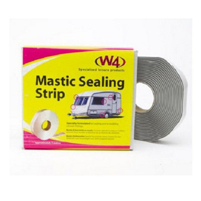 Crusader Caravan Motorhome Grey Mastic Sealing Strip 45mm X 5M X 2.5mm from B&Q