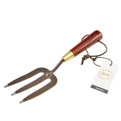 Burgon & Ball Dark Wood Hand Fork from B&Q