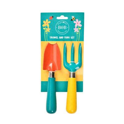 Burgon & Ball Steel Fork & Trowel Set from B&Q