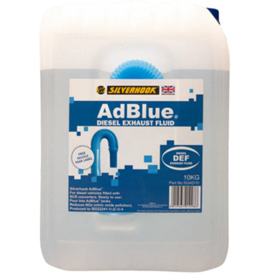 B&Q -  Diesel Exhaust Fluid Adblue With Funnel Fuel Liquid Additives 10Kg