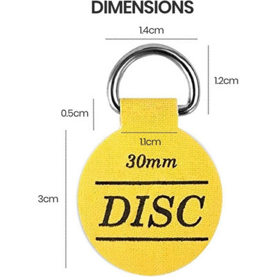 B&Q -  30mm Self Adhesive Disc Plate Hanger