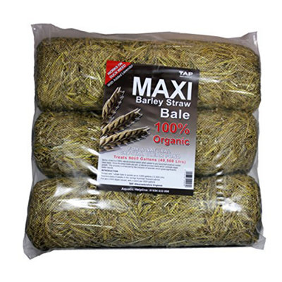 Tap Barley Straw BaleMaxi Size (Triple)Ideal Natural Water Treatment Solution from B&Q