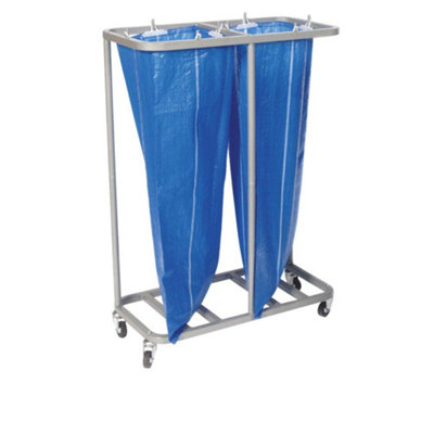 SecuPro Gosecure Double Holder Silver 15 Cm 4 Wheel from B&Q
