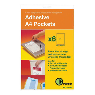 Pelltech A4 Maxi Pockets (Pack Of 50) from B&Q