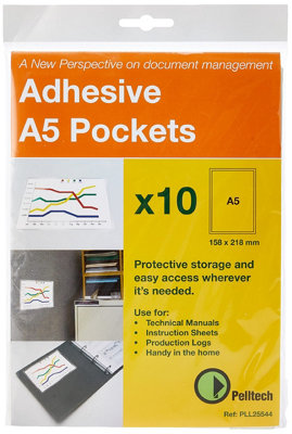 Power-TEC Pelltech Maxi Pocket A5 (Pack Of 10) Pll25544 from B&Q