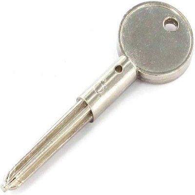 Charles Watson Silver Rack Bolt Key For Window Door Bolts from B&Q